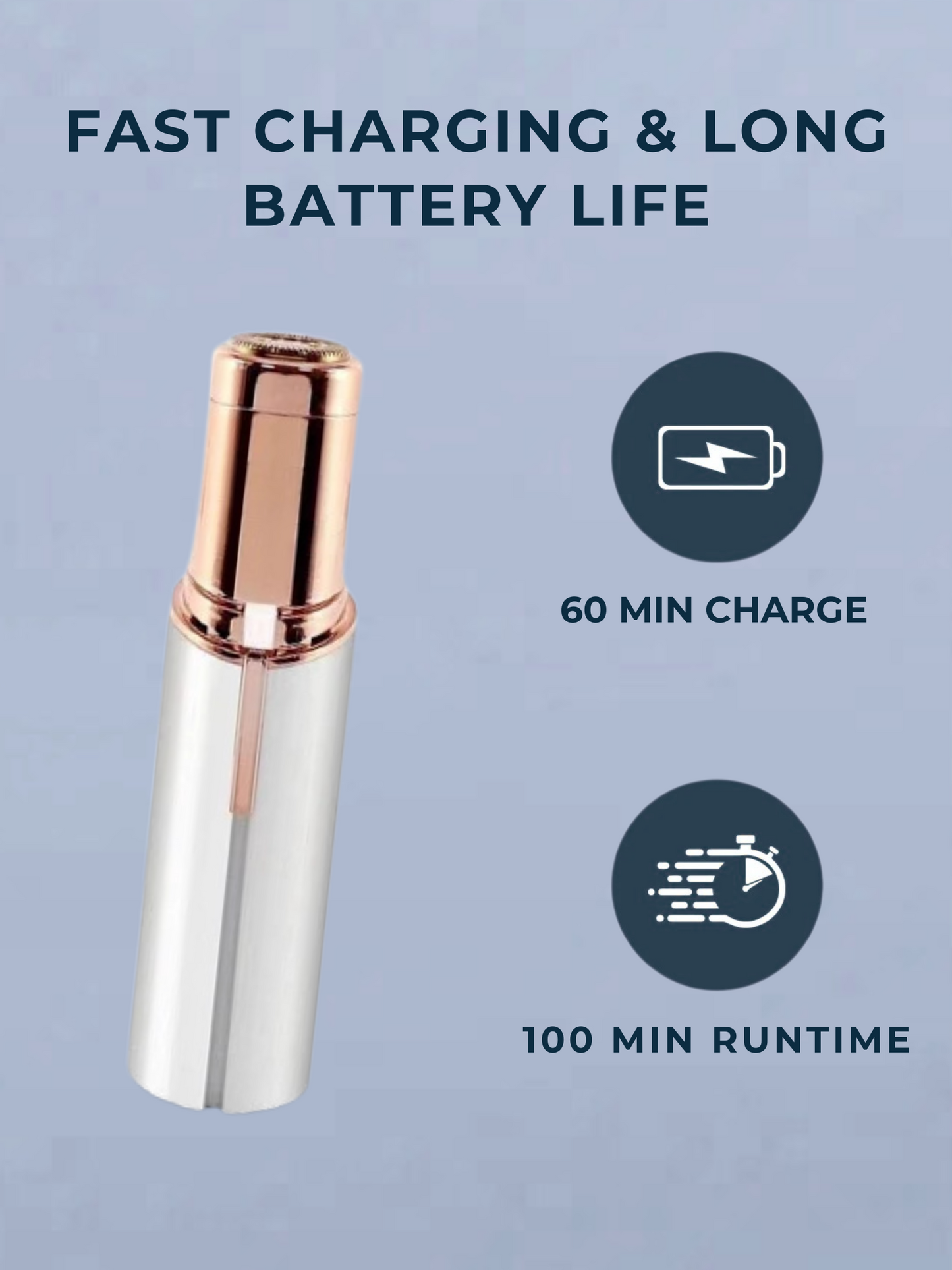 CALVENA™ Electric Facial Hair Remover For Women. (FREE Electric Lash Curler)