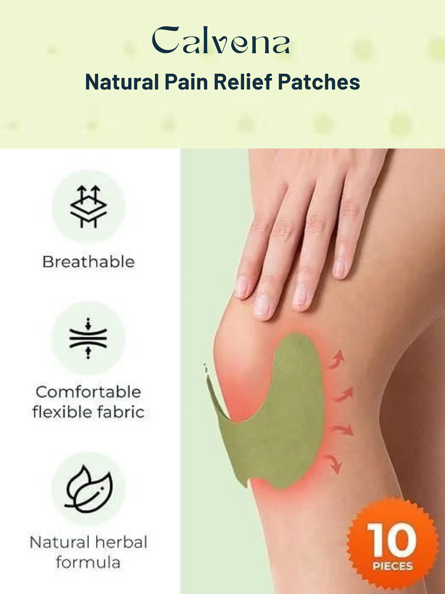 Calvena™ Natural Pain Relief Patches