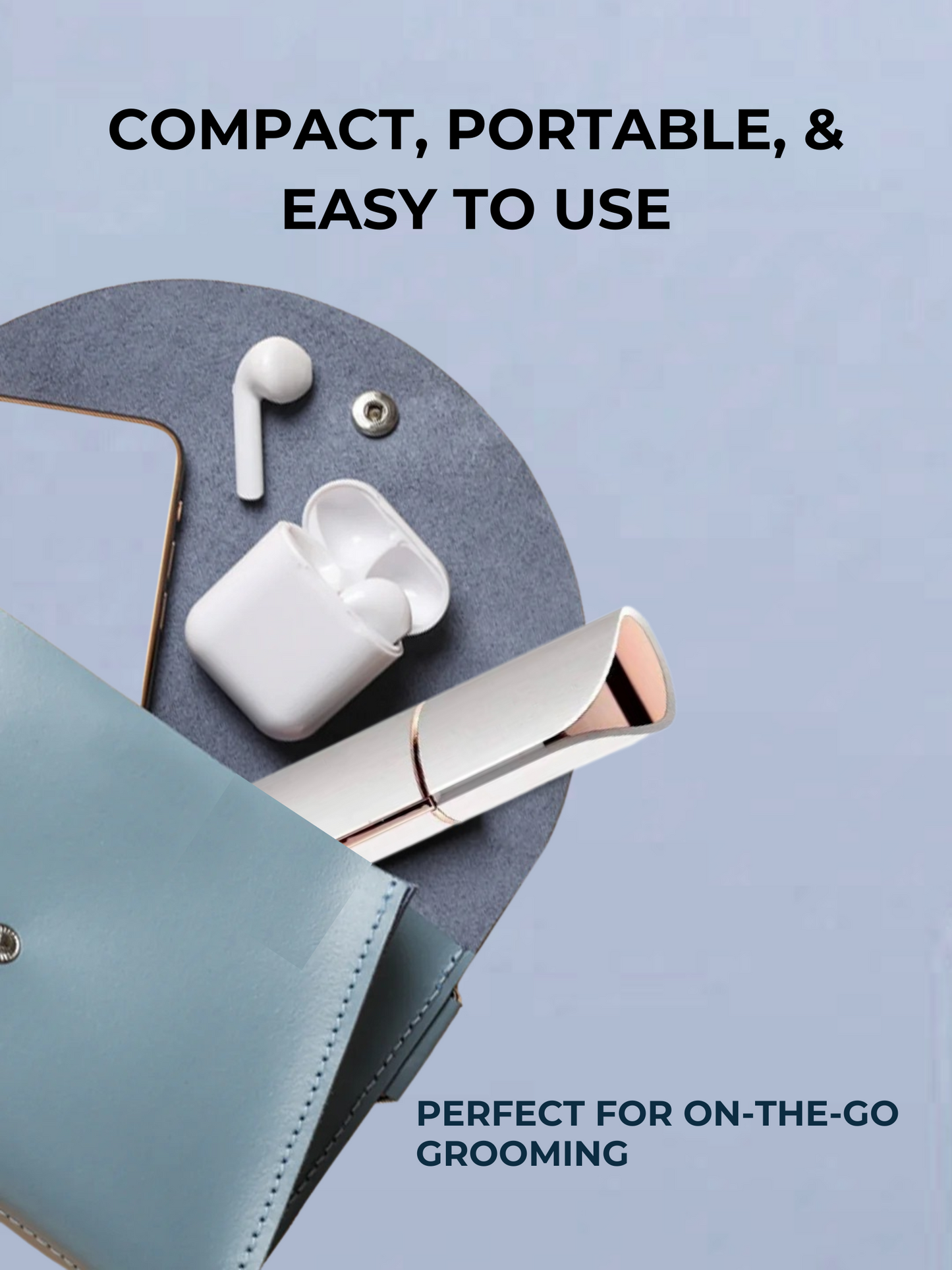 CALVENA™ Electric Facial Hair Remover For Women. (FREE Electric Lash Curler)