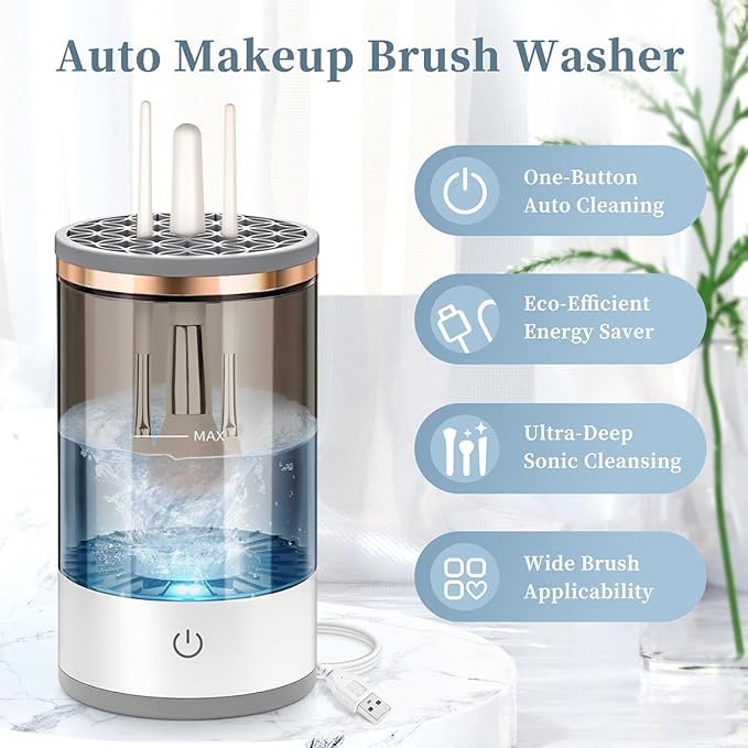 Calvena Electric Makeup Brush Cleaning