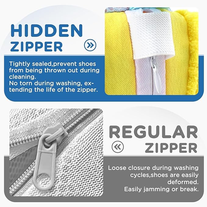 Calvena™ Heavy Duty Shoe Washing Machine Dryer Reusable Cleaning Tennis Shoes
