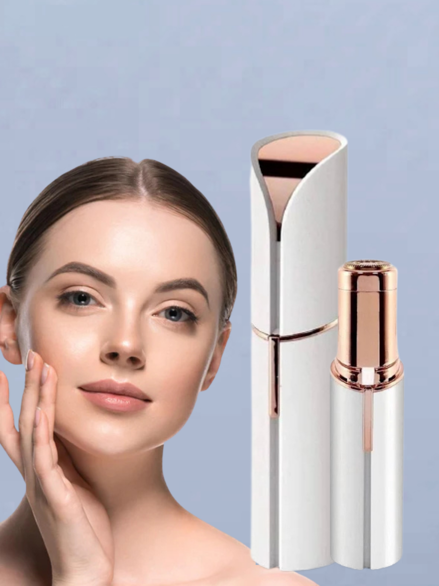 CALVENA™ Electric Facial Hair Remover For Women. (FREE Electric Lash Curler)