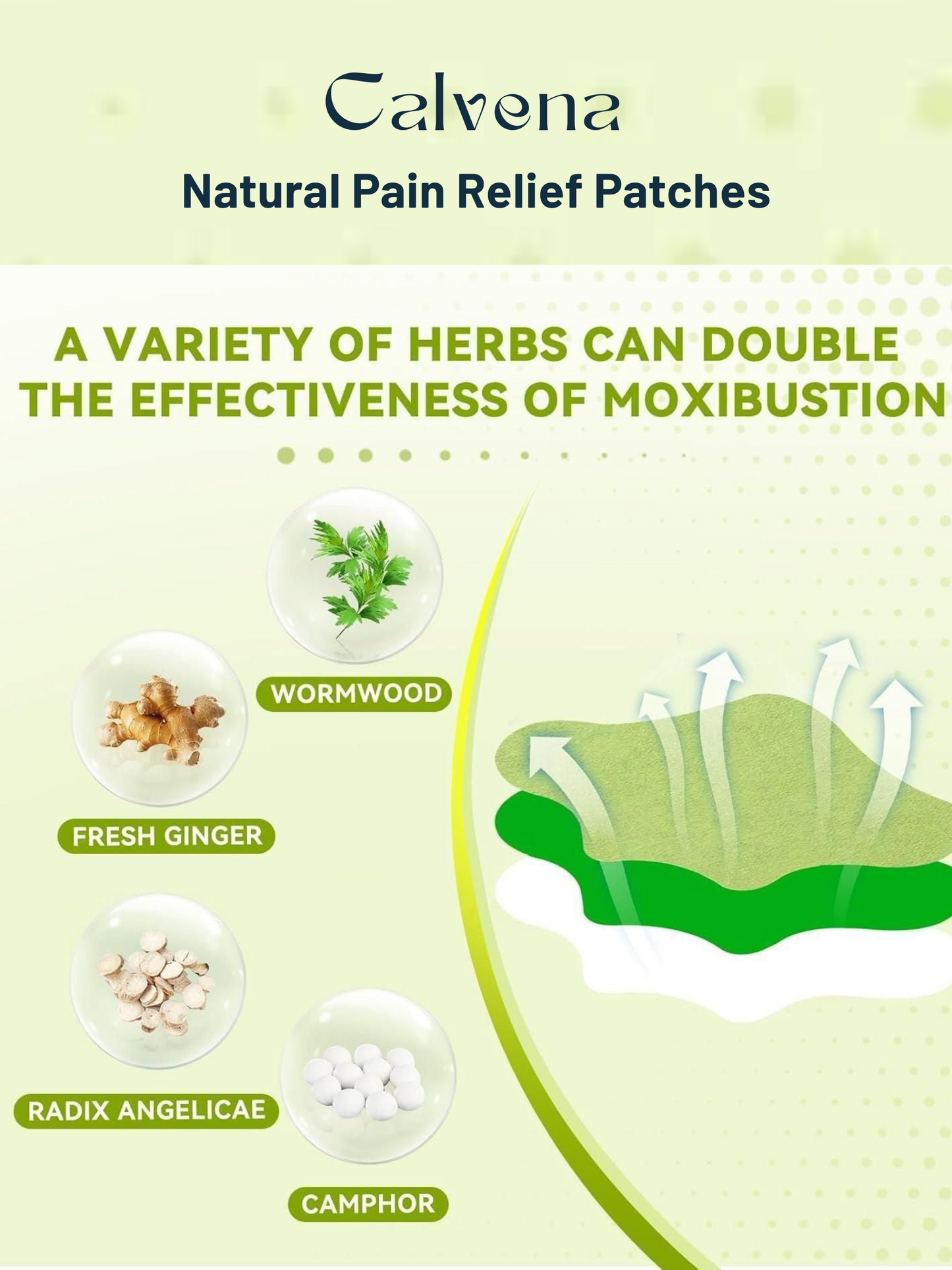 Calvena™ Natural Pain Relief Patches