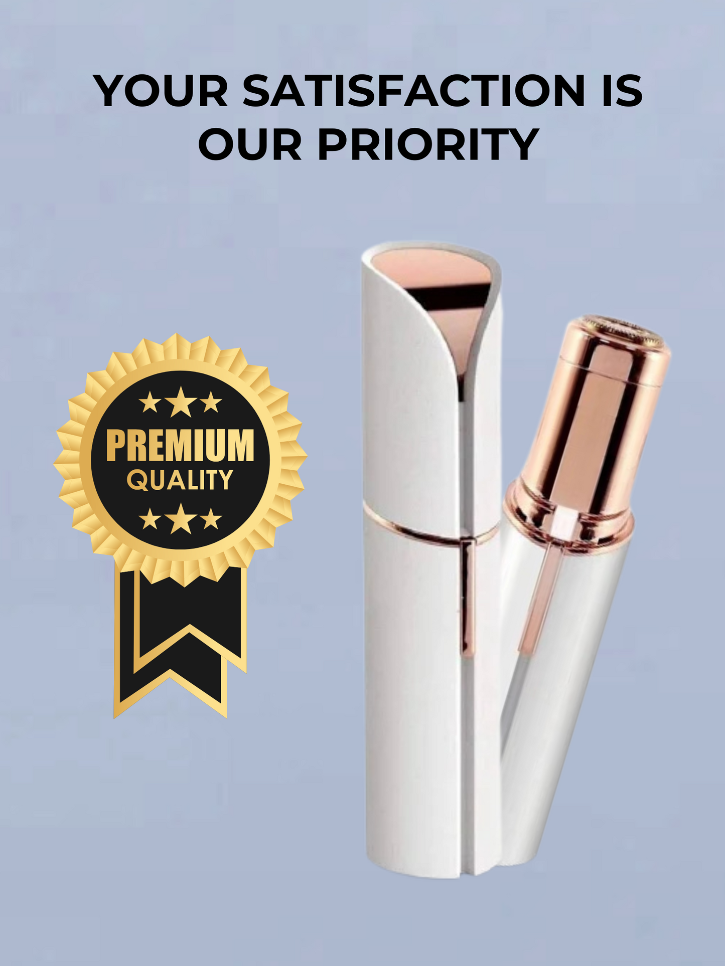 CALVENA™ Electric Facial Hair Remover For Women. (FREE Electric Lash Curler)