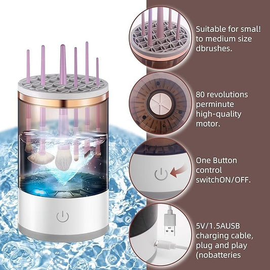 Calvena Electric Makeup Brush Cleaning