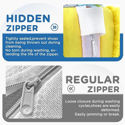 Calvena™ Heavy Duty Shoe Washing Machine Dryer Reusable Cleaning Tennis Shoes
