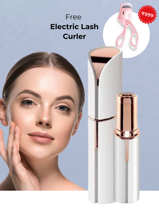 CALVENA™ Electric Facial Hair Remover For Women. (FREE Electric Lash Curler)