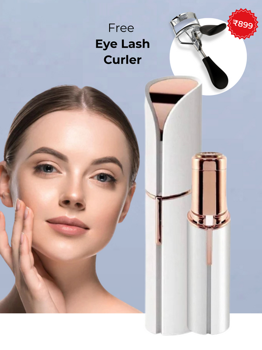 CALVENA™ Electric Facial Hair Remover For Women ( FREE Lash Curler )